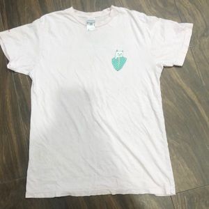 light pink RIPNDIP tee